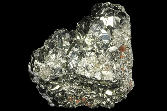 Gleaming Pyrite Crystal Cluster - Peru #99134